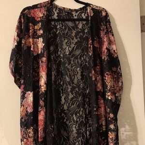 Torrid Metallic Kimono